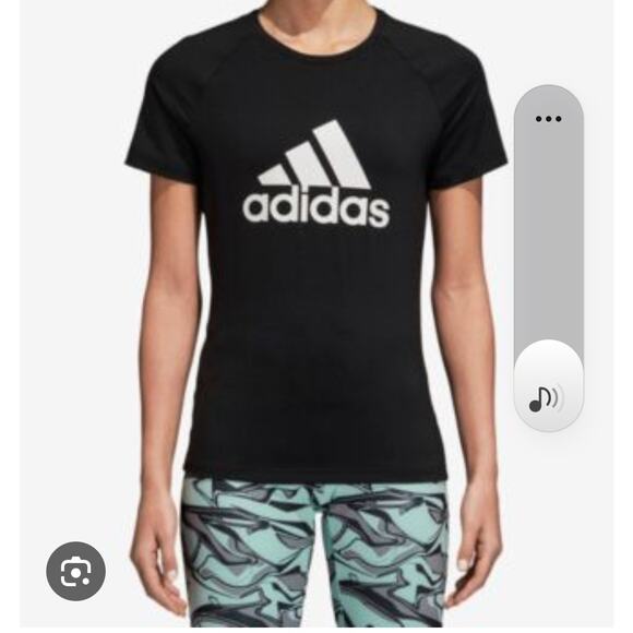 Adidas Design to Move ClimaLite Training T-Shirt Women's Size S Black Polyester - Picture 2 of 13